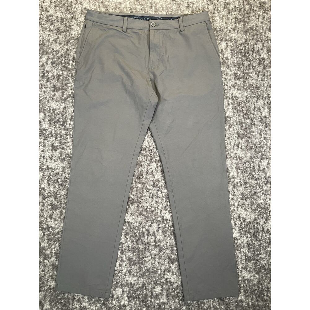 Vineyard Vines OTG Pants Men 35x32 On The Go Chino Performance Golf Flex Trouser
